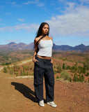 ALLOY CARGO PANTS RAW DENIM