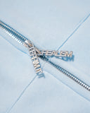 REALISM X DERRIMUT GYM OLD SCHOOL ECHO ZIP HOODIE BABY BLUE