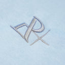 REALISM X DERRIMUT GYM OLD SCHOOL ECHO ZIP HOODIE BABY BLUE