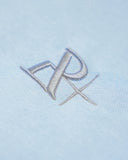 REALISM X DERRIMUT GYM OLD SCHOOL ECHO ZIP HOODIE BABY BLUE