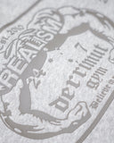 REALISM X DERRIMUT GYM OLD SCHOOL PUMP ZIP HOODIE GREY MARLE