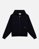 CORE BASICS ZIP HOODIE BLACK