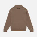 ELITE HALF ZIP SWEATER TAUPE