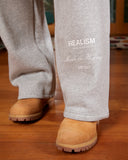 RADIANT SWEATPANTS OPEN LEG GREY MARLE
