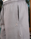 RADIANT SWEATPANTS OPEN LEG COOL GREY