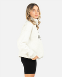 IDOL HALF ZIP SWEATER OATMEAL