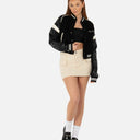 DOVER DENIM CARGO SKIRT OATMEAL