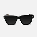 TRAVIS LOGO SUNGLASSES BLACK TORTOISE