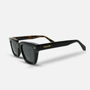 TRAVIS LOGO SUNGLASSES BLACK TORTOISE