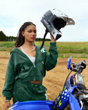 LEGACY ZIP HOODIE WASHED MOSS