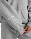 RADIANT ZIP HOODIE GREY MARLE