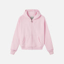GLIMMER LOGO ZIP HOODIE V2 POWDER PINK