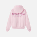GLIMMER LOGO ZIP HOODIE V2 POWDER PINK