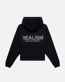 GLIMMER LOGO HOODIE BLACK