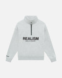 ELITE HALF ZIP SWEATER CLOUD GREY