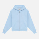GLIMMER LOGO ZIP HOODIE POWDER BLUE