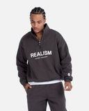 IDOL HALF ZIP SWEATER ASPHALT