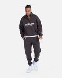 IDOL HALF ZIP SWEATER ASPHALT