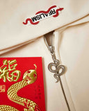 SNAKE PATCH ZIP HOODIE SHELL