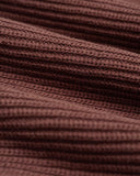 VIVANT KNIT ZIP HOODIE REDWOOD