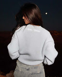 VIVANT KNIT SWEATER POWDER BLUE