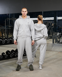 REALISM X DERRIMUT GYM OLD SCHOOL SWEATPANTS GREY MARLE