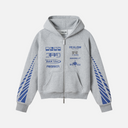 R-LINE ZIP HOODIE GREY MARLE