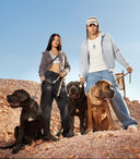 VIVANT KNIT ZIP HOODIE POWDER BLUE