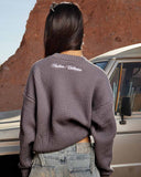 VIVANT KNIT SWEATER CHARCOAL