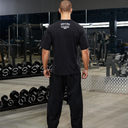 REALISM X DERRIMUT GYM MUSCLE BEACH TEE STONE WASHED BLACK