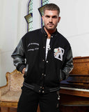 HOMECOMING VARSITY JACKET BLACK