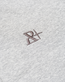 REALISM X DERRIMUT GYM OLD SCHOOL PUMP ZIP HOODIE GREY MARLE