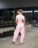 REALISM X DERRIMUT GYM R+D BABY TEE BABY PINK