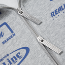 R-LINE ZIP HOODIE GREY MARLE