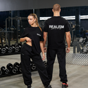 REALISM X DERRIMUT GYM CLASSIC TEE BLACK