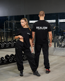 REALISM X DERRIMUT GYM CLASSIC TEE BLACK