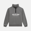 ELITE HALF ZIP SWEATER COOL GREY