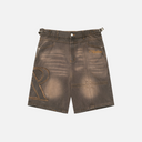 VIVANT DENIM SHORTS TINTED MUD