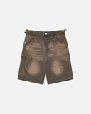 VIVANT DENIM SHORTS TINTED MUD