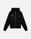 HALO ZIP HOODIE BLACK