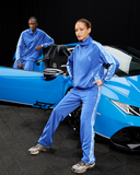 REALISM X UNDERRATED RUN LINE TRACK JACKET BLUE