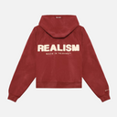 LEGACY ZIP HOODIE WASHED CARMINE