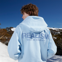 GLIMMER LOGO ZIP HOODIE POWDER BLUE