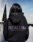 GLIMMER LOGO HOODIE BLACK PINK