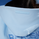 GLIMMER LOGO ZIP HOODIE POWDER BLUE