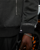 REALISM X UNDERRATED RUN LINE TRACK JACKET BLACK