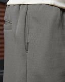 HEAVEN LOGO SWEATPANTS OPEN LEG COOL GREY