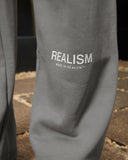 HEAVEN LOGO SWEATPANTS OPEN LEG COOL GREY