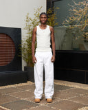 HEAVEN LOGO SWEATPANTS OPEN LEG SNOW MARLE