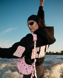 COLLEGE TEAM HOODIE V2 MIDNIGHT PEACH